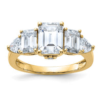 Thumbnail for 14k 3 3/8ct. D E F Pure Light Moissanite Engagement Ring