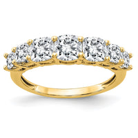 Thumbnail for 14k 1 7/8ct. 7 Stone G H I True Light Moissanite Band