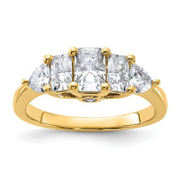 Thumbnail for 14k 1 3/4ct. G H I True Light Moissanite Engagement Ring