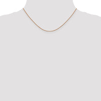 Thumbnail for 14k Rose Gold .9mm Box Link Chain