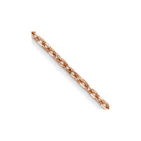 Thumbnail for 14k Rose Gold 1.0mm Diamond-cut Cable Chain