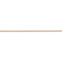 Thumbnail for 14k Rose Gold 1.4mm D/C Cable Chain