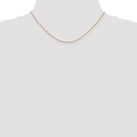 Thumbnail for 14k Rose Gold 1.4mm D/C Cable Chain