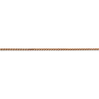 Thumbnail for 14k Rose Gold 1.4mm D/C Spiga Chain