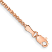 Thumbnail for 14k Rose Gold 1.4mm D/C Spiga Chain