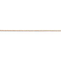 Thumbnail for 14K Rose Gold .7mm Ropa Chain