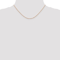 Thumbnail for 14K Rose Gold .7mm Ropa Chain