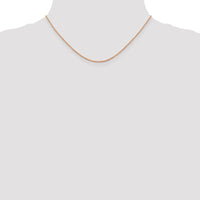 Thumbnail for 14K Rose Gold 1.1mm Ropa Chain