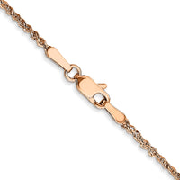 Thumbnail for 14K Rose Gold 1.7mm Ropa Chain