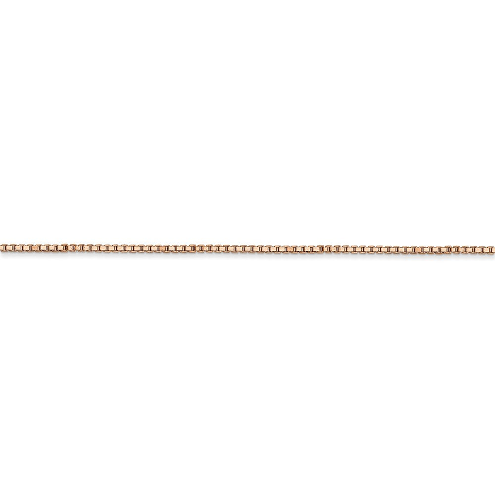 14k Rose Gold 1.0mm Box Chain