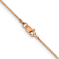 Thumbnail for 14k Rose Gold 1.0mm Box Chain