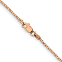 Thumbnail for 14k Rose Gold 1.10mm Box Chain