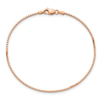 Thumbnail for 14k Rose Gold 1.10mm Box Chain