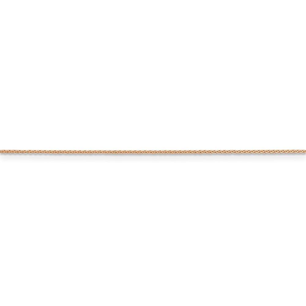 14k Rose Gold .65mm D/C Spiga Chain