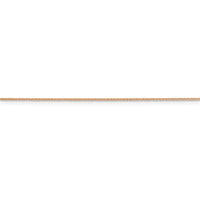 Thumbnail for 14k Rose Gold .65mm D/C Spiga Chain