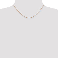 Thumbnail for 14k Rose Gold .65mm D/C Spiga Chain