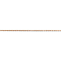 Thumbnail for 14k Rose Gold .8mm Baby Rope Chain