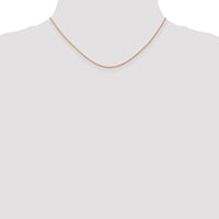 Thumbnail for 14k Rose Gold .8mm Baby Rope Chain
