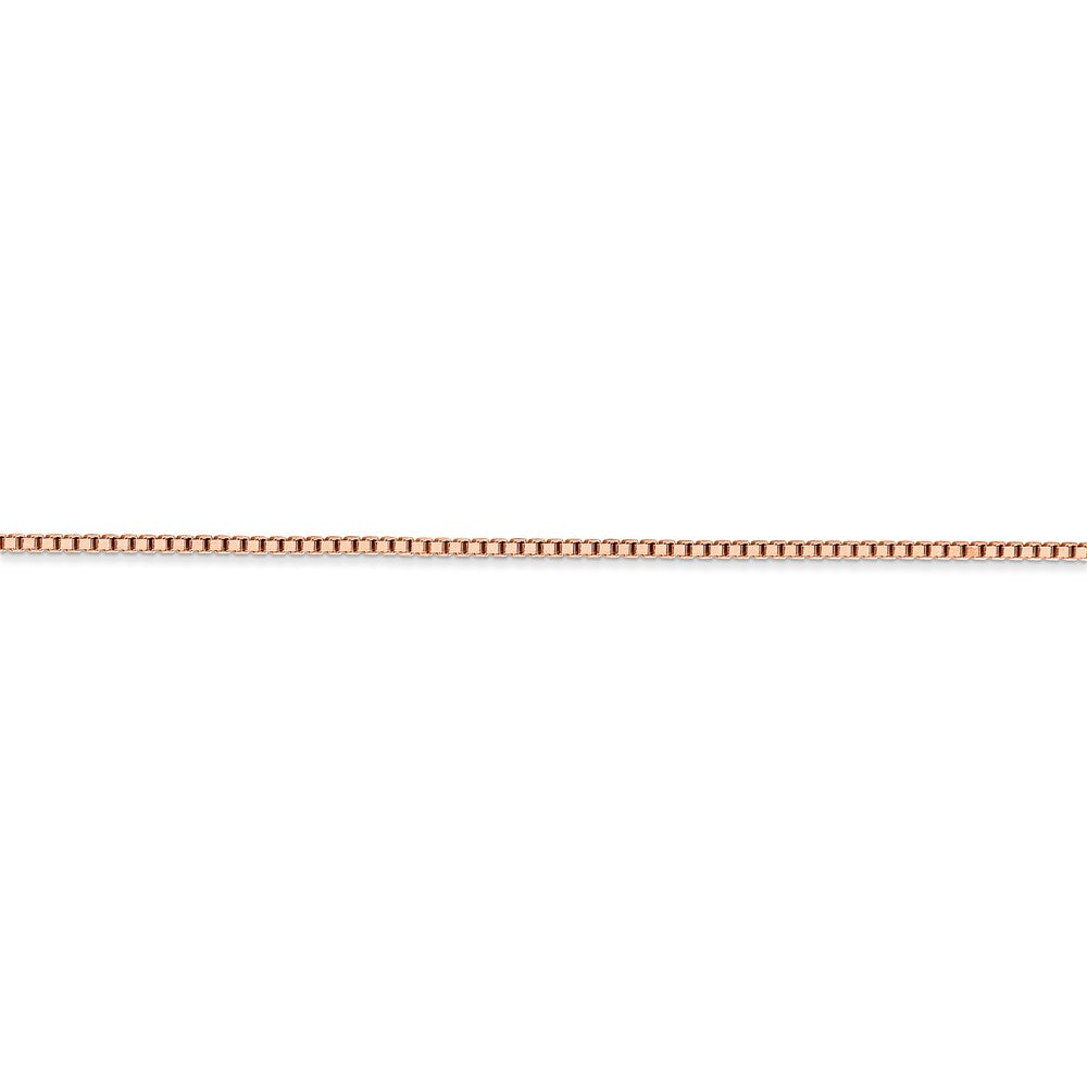 14k Rose Gold 1.3mm Box Chain
