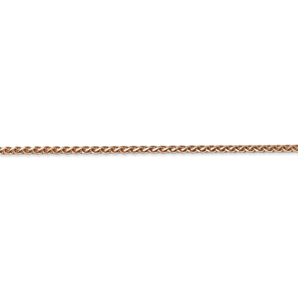14k Rose Gold 1.8mm D/C Spiga Chain