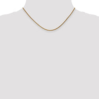 Thumbnail for 14k Rose Gold 1.8mm D/C Spiga Chain