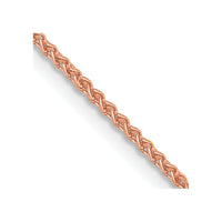 Thumbnail for 14k Rose Gold 1.25mm Solid Polished Spiga Chain