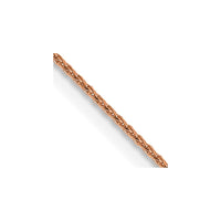 Thumbnail for 14k Rose Gold 1.00mm D/C Spiga Chain