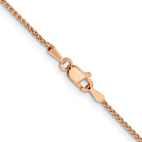 Thumbnail for 14k Rose Gold 1.2mm D/C Spiga Chain