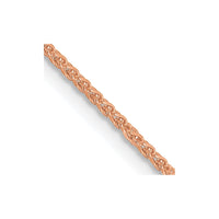 Thumbnail for 14k Rose Gold 1.2mm D/C Spiga Chain