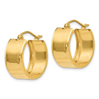 Thumbnail for 14K 8.25mm Polished Hoop Earrings