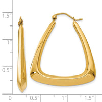 Thumbnail for 14k Fancy Hoop Earrings