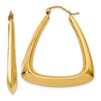 Thumbnail for 14k Fancy Hoop Earrings
