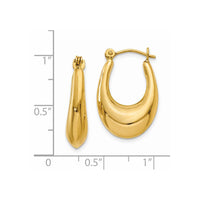 Thumbnail for 14k Polished Hoop Earrings