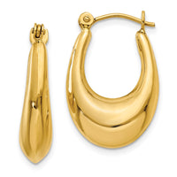 Thumbnail for 14k Polished Hoop Earrings