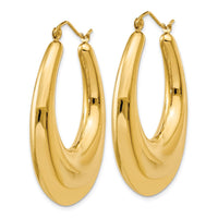 Thumbnail for 14k Polished Hoop Earrings