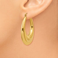 Thumbnail for 14k Polished Hoop Earrings