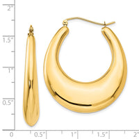 Thumbnail for 14k Polished Hoop Earrings