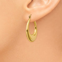 Thumbnail for 14k Polished Hoop Earrings