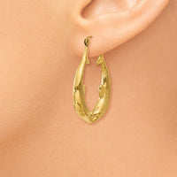 Thumbnail for 14k Polished Dolphin Hoop Earrings
