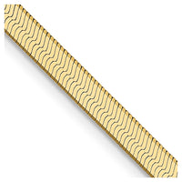 Thumbnail for 14k 3mm Silky Herringbone Chain