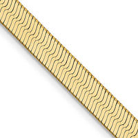 Thumbnail for 14k 4mm Silky Herringbone Chain