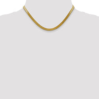 Thumbnail for 14k 5mm Silky Herringbone Chain