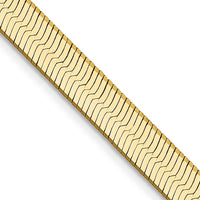 Thumbnail for 14k 5mm Silky Herringbone Chain