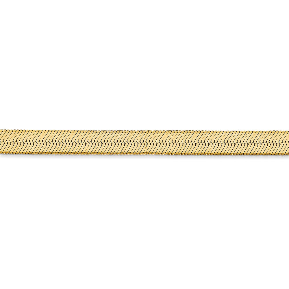 14k 5.5mm Silky Herringbone Chain