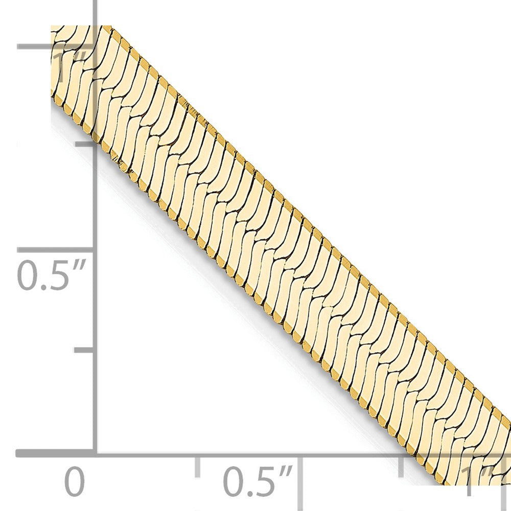 14k 5.5mm Silky Herringbone Chain