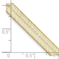 Thumbnail for 14k 5.5mm Silky Herringbone Chain