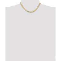 Thumbnail for 14k 5.5mm Silky Herringbone Chain