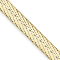 Thumbnail for 14k 5.5mm Silky Herringbone Chain