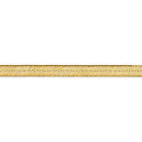 Thumbnail for 14k 6.5mm Silky Herringbone Chain