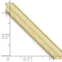 Thumbnail for 14k 6.5mm Silky Herringbone Chain